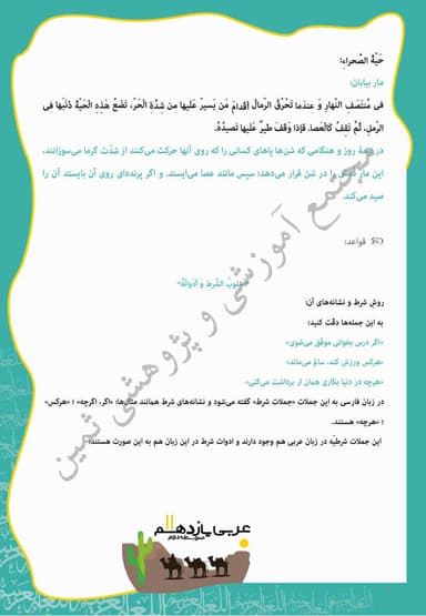 تصویر محصول خلاصه نکات عربی یازدهم درس 3 (عَجائِبُ الْمَخلوقاتِ) / رشته انسانی 1404