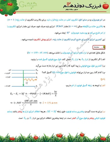 تصویر محصول خلاصه نکات فیزیک فصل5: آشنایی با فیزیک اتمی دوازدهم رشته ریاضی