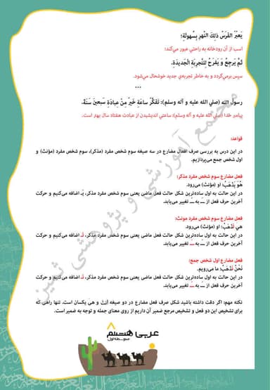 تصویر محصول خلاصه نکات عربی درس چهارم: التَّجرِبَةُ اَلْجَدیدَةُ هشتم متوسطه اول