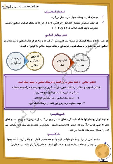 تصویر محصول خلاصه نکات جامعه شناسی یازدهم درس 4 (نمونه های فرهنگ جهانی 2) / رشته انسانی 1404