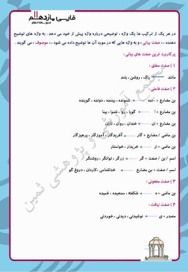 مشاهده جزئیات محصول خلاصه نکات فارسی درس يازدهم: یاران عاشق یازدهم رشته ریاضی و تجربی و انسانی تصویر محصول خلاصه نکات فارسی درس يازدهم: یاران عاشق یازدهم رشته ریاضی و تجربی و انسانی
