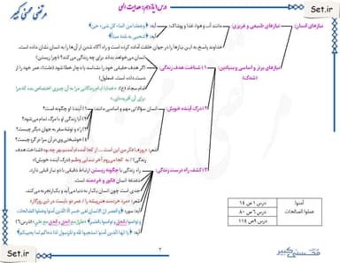 مشاهده جزئیات محصول خلاصه نکات دین و زندگی جزوه آموزشی دوره استاد محسنی کبیر دین و زندگی یازدهم یازدهم رشته ریاضی و تجربی تصویر محصول خلاصه نکات دین و زندگی جزوه آموزشی دوره استاد محسنی کبیر دین و زندگی یازدهم یازدهم رشته ریاضی و تجربی