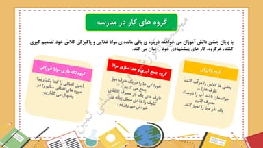 مشاهده جزئیات محصول خلاصه نکات علوم تجربی درس سیزدهم: بعداز جشن دوم ابتدایی تصویر محصول خلاصه نکات علوم تجربی درس سیزدهم: بعداز جشن دوم ابتدایی