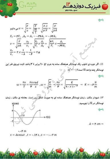 مشاهده جزئیات محصول نمونه سوال حل شده فیزیک فصل سوم: نوسان و امواج دوازدهم رشته تجربی تصویر محصول نمونه سوال حل شده فیزیک فصل سوم: نوسان و امواج دوازدهم رشته تجربی
