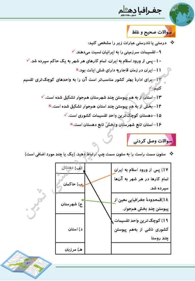 مشاهده جزئیات محصول نمونه سوال حل شده جغرافیای ایران درس هشتم: تقسیمات کشوری ایران دهم رشته ریاضی و تجربی و انسانی تصویر محصول نمونه سوال حل شده جغرافیای ایران درس هشتم: تقسیمات کشوری ایران دهم رشته ریاضی و تجربی و انسانی