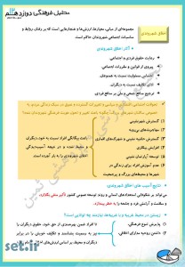 خلاصه و نکات درس دوم تحلیل فرهنگی دوازدهم انسانی،درس دوم تحلیل فرهنگی دوازدهم انسانی