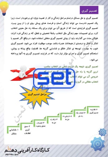 بخش پنجم: هدف گذاری و تصمیم گیری