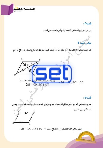 فصل سوم،درس اول: چندضلعی ها و ویژگی هایی از آنها
